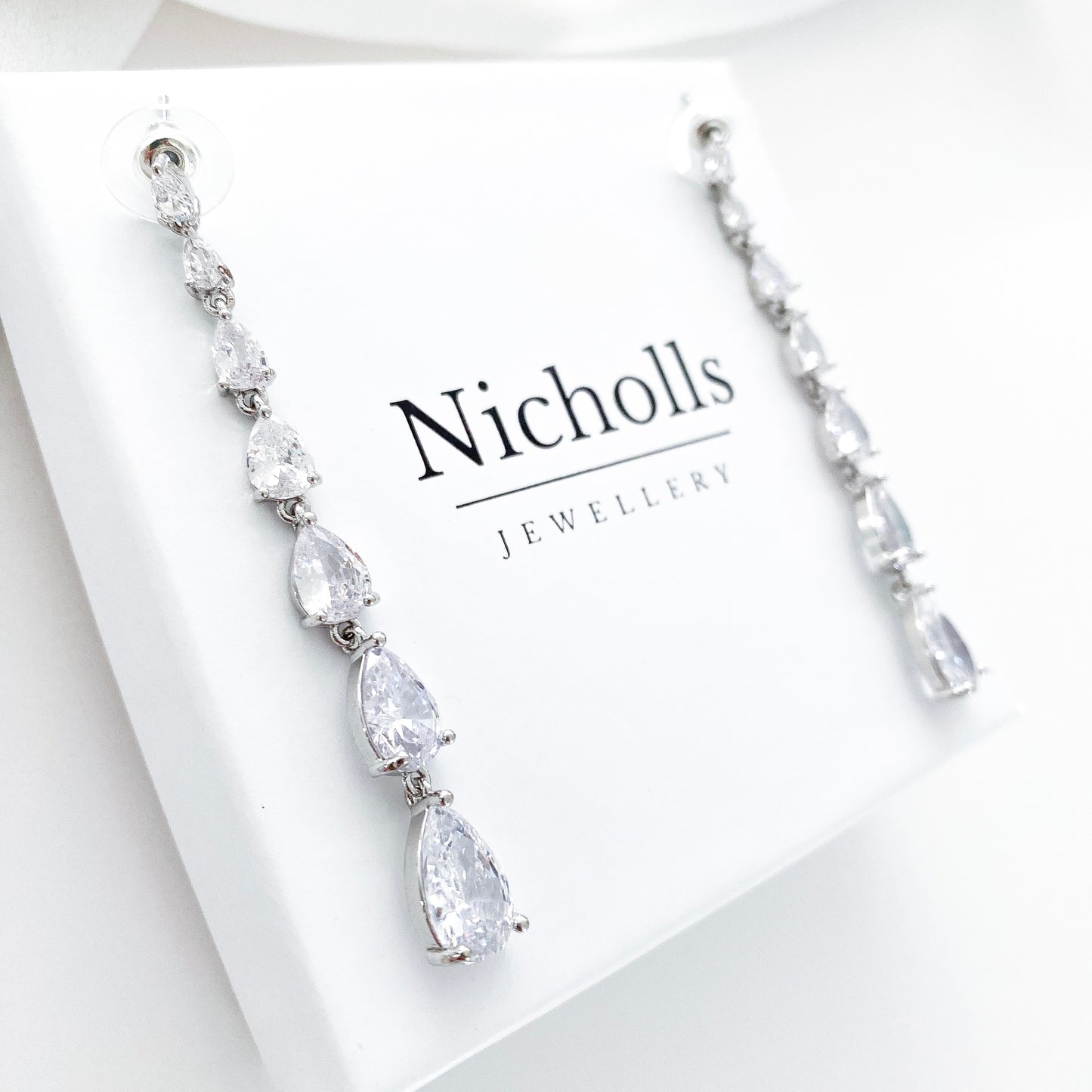 Luxury Water Drop Crystal Earrings