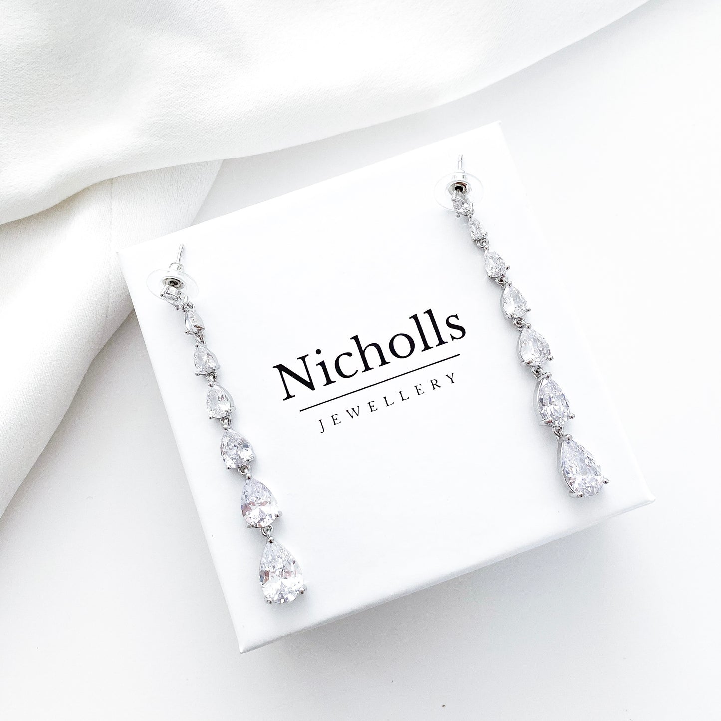 Luxury Water Drop Crystal Earrings