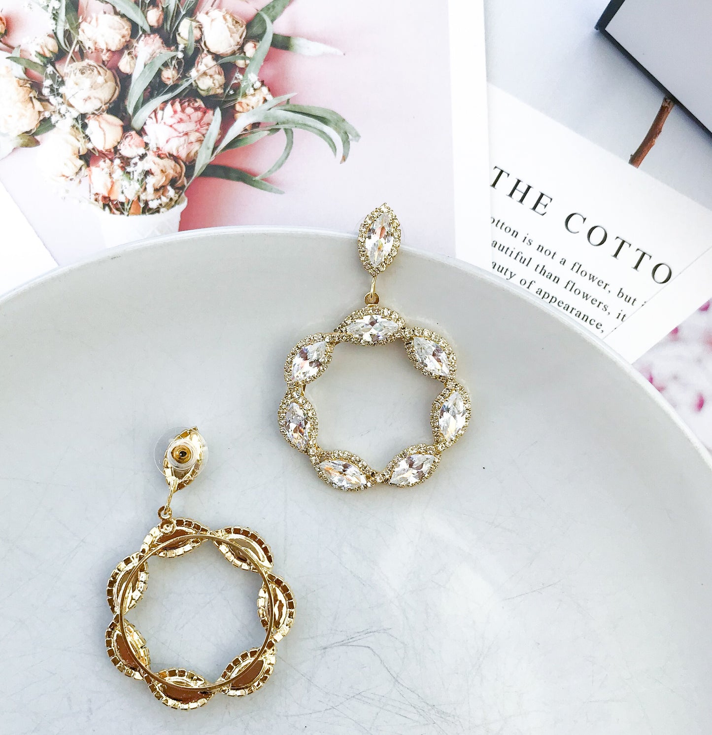 Marley Gold Earrings - Nicholls Jewellery