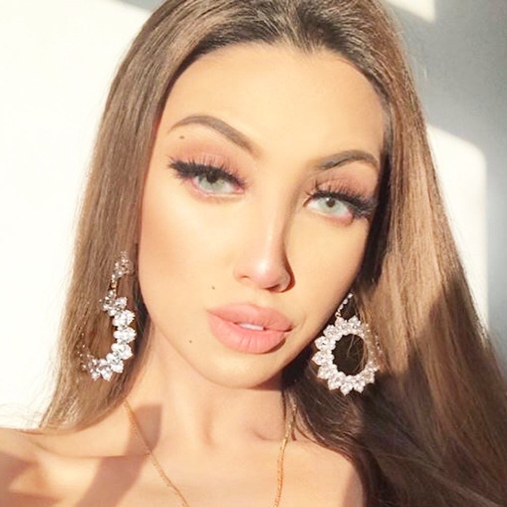 Sofia Pearl & Crystal Hoop