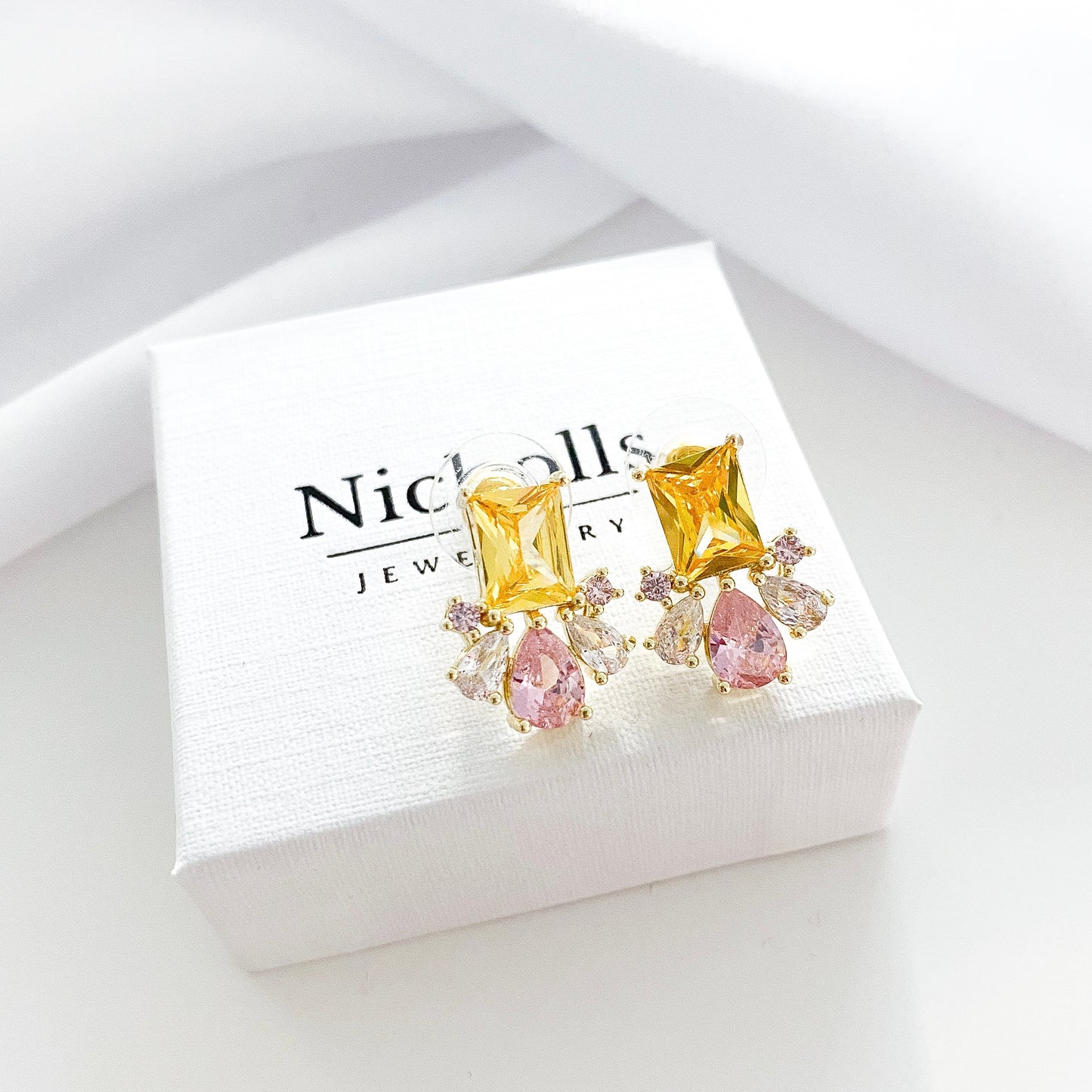 Mollie Pastel Stud Earrings