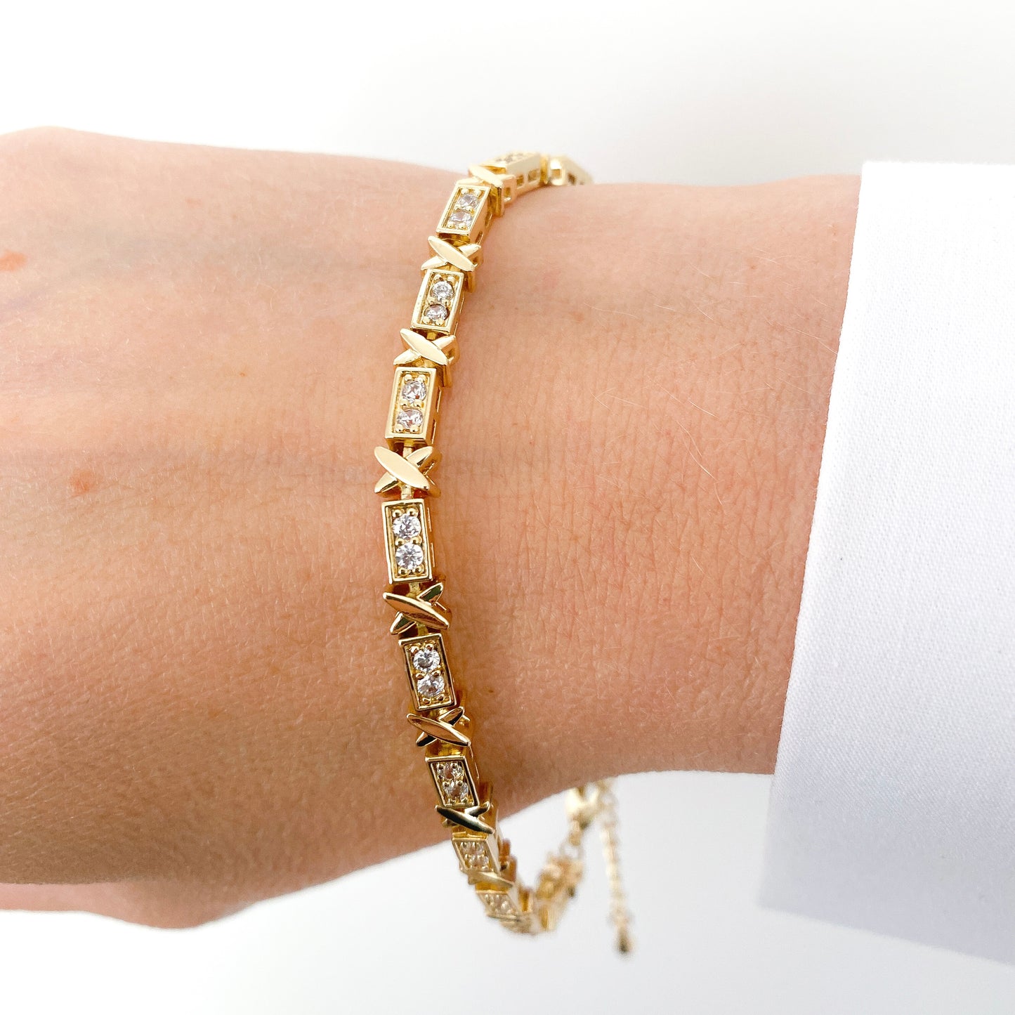 Clarissa Cris Cross Bracelet