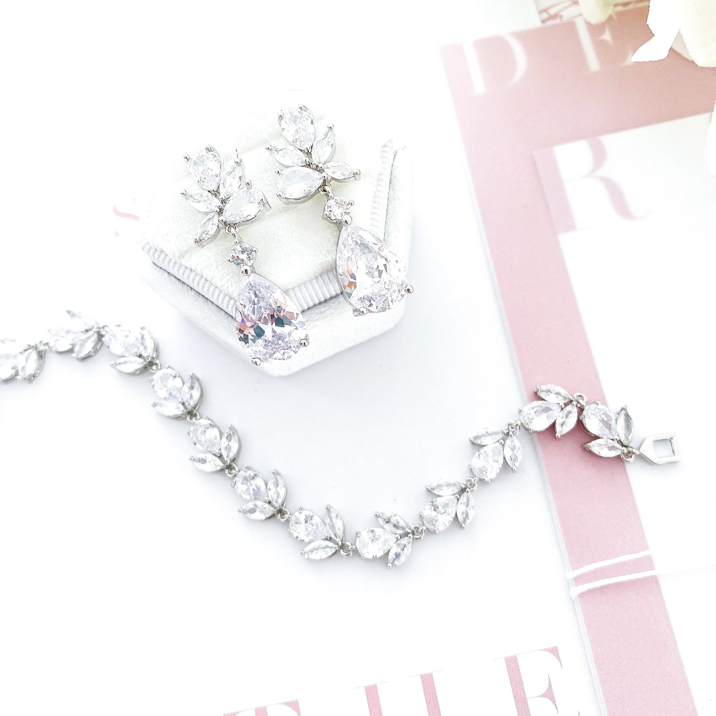 Adore Earrings & Bracelet set