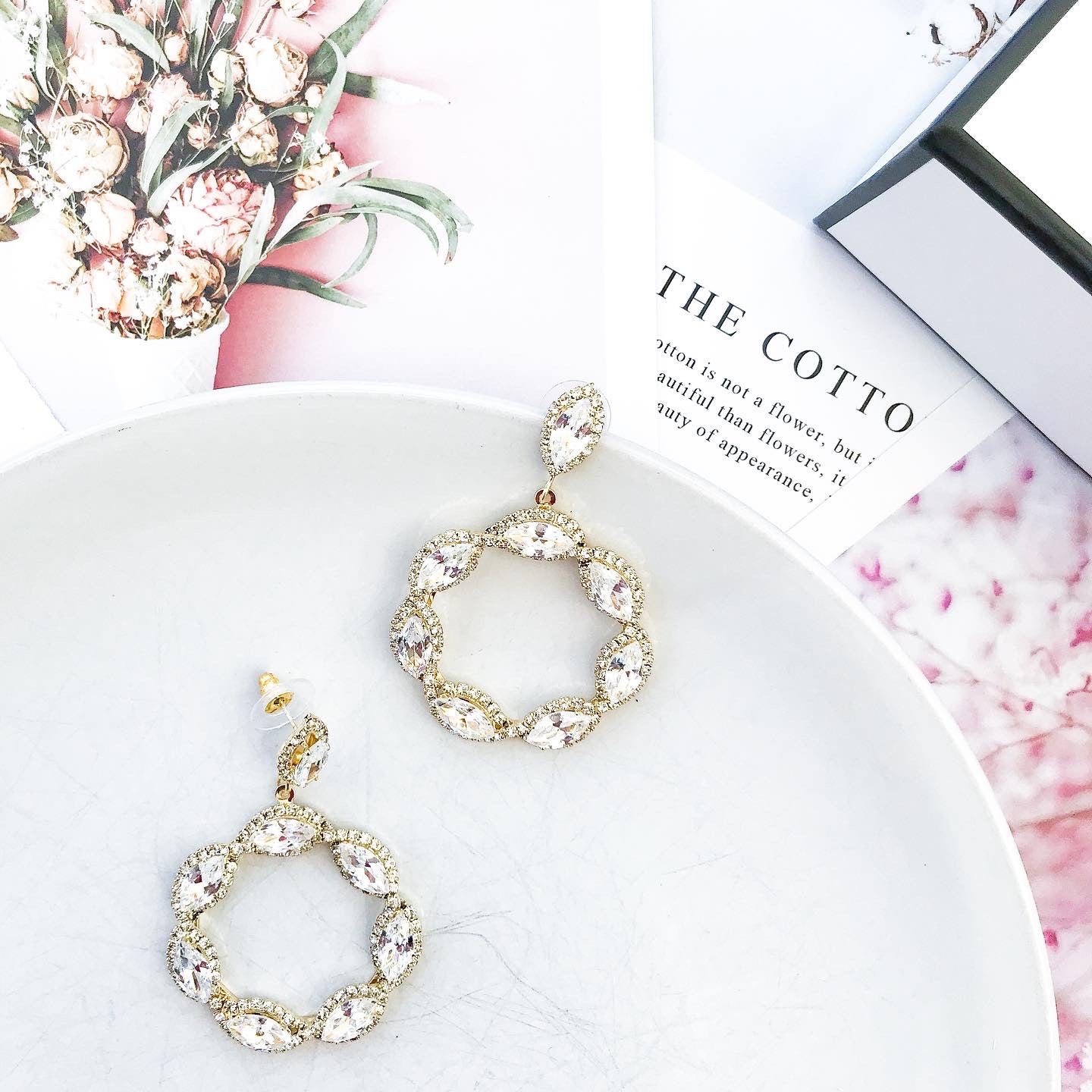 Marley Gold Earrings - Nicholls Jewellery