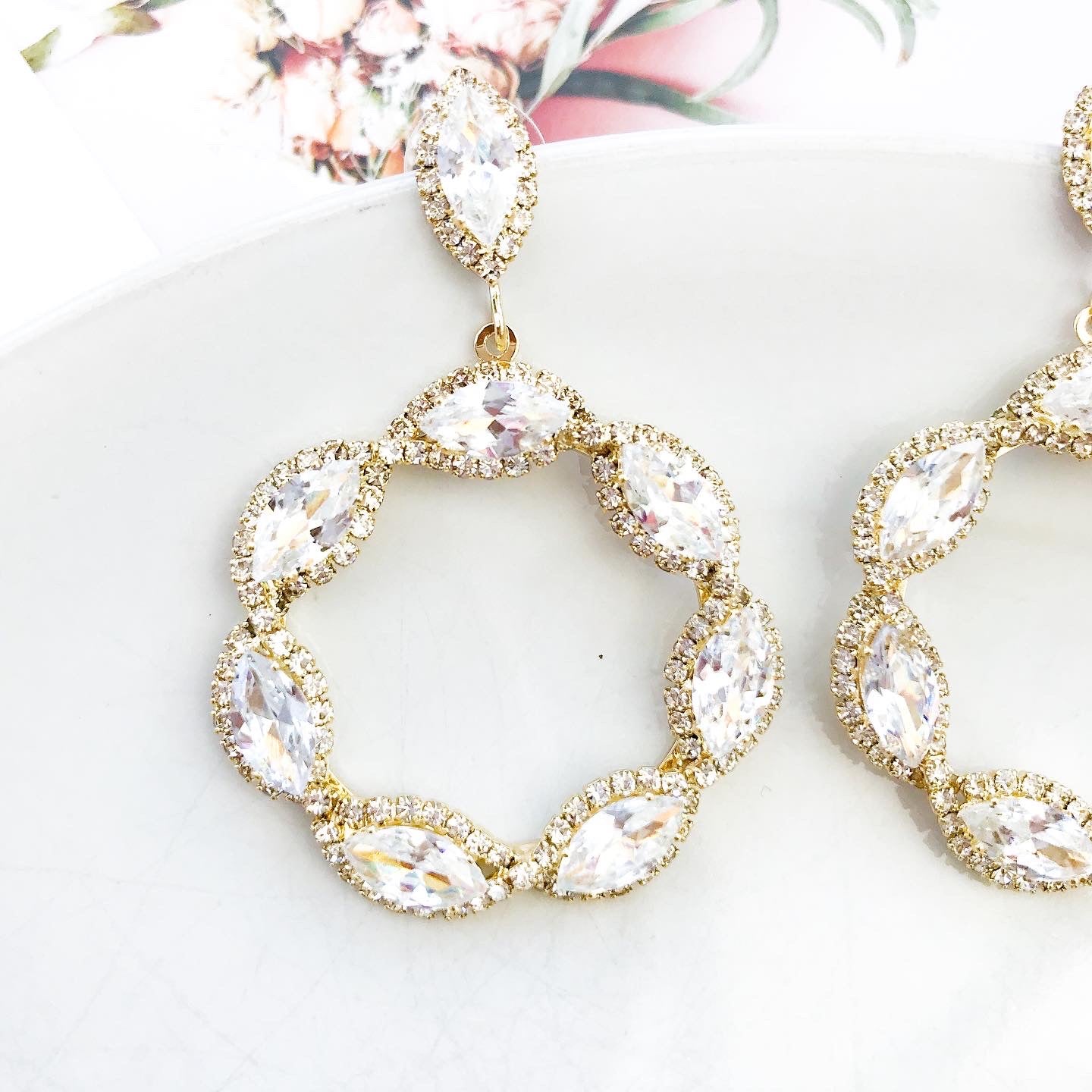 Marley Gold Earrings - Nicholls Jewellery