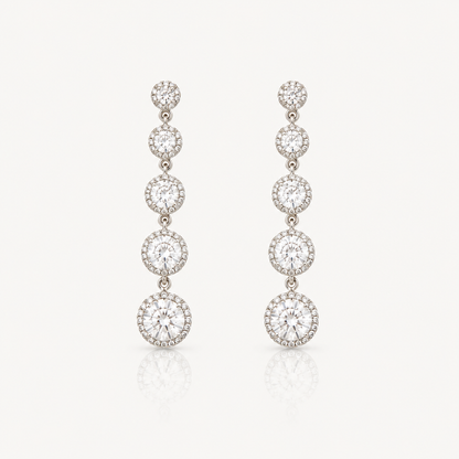 Cubic Zirconia Drop Earrings | Bridal, Bridesmaid & Occasion Jewellery
