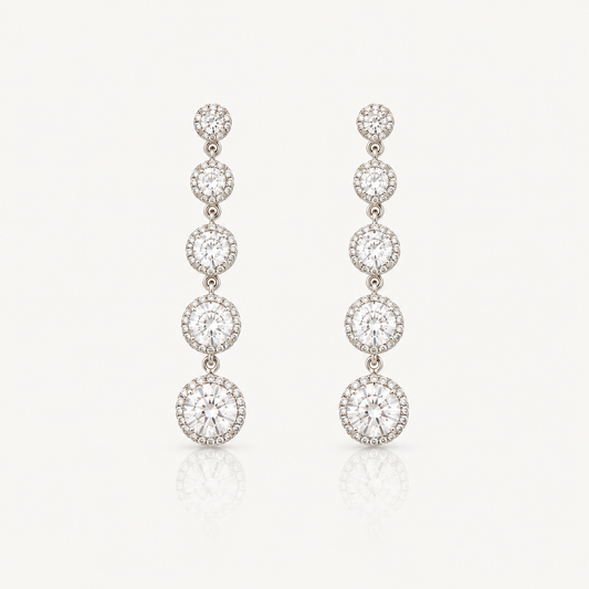 Cubic Zirconia Drop Earrings | Bridal, Bridesmaid & Occasion Jewellery