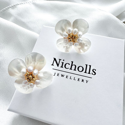 Shell Bloom Earrings