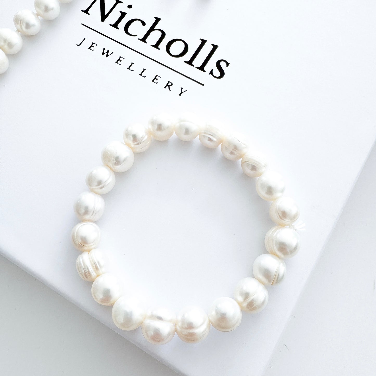 Freshwater Pearl Necklace, Bracelet & Earring Set