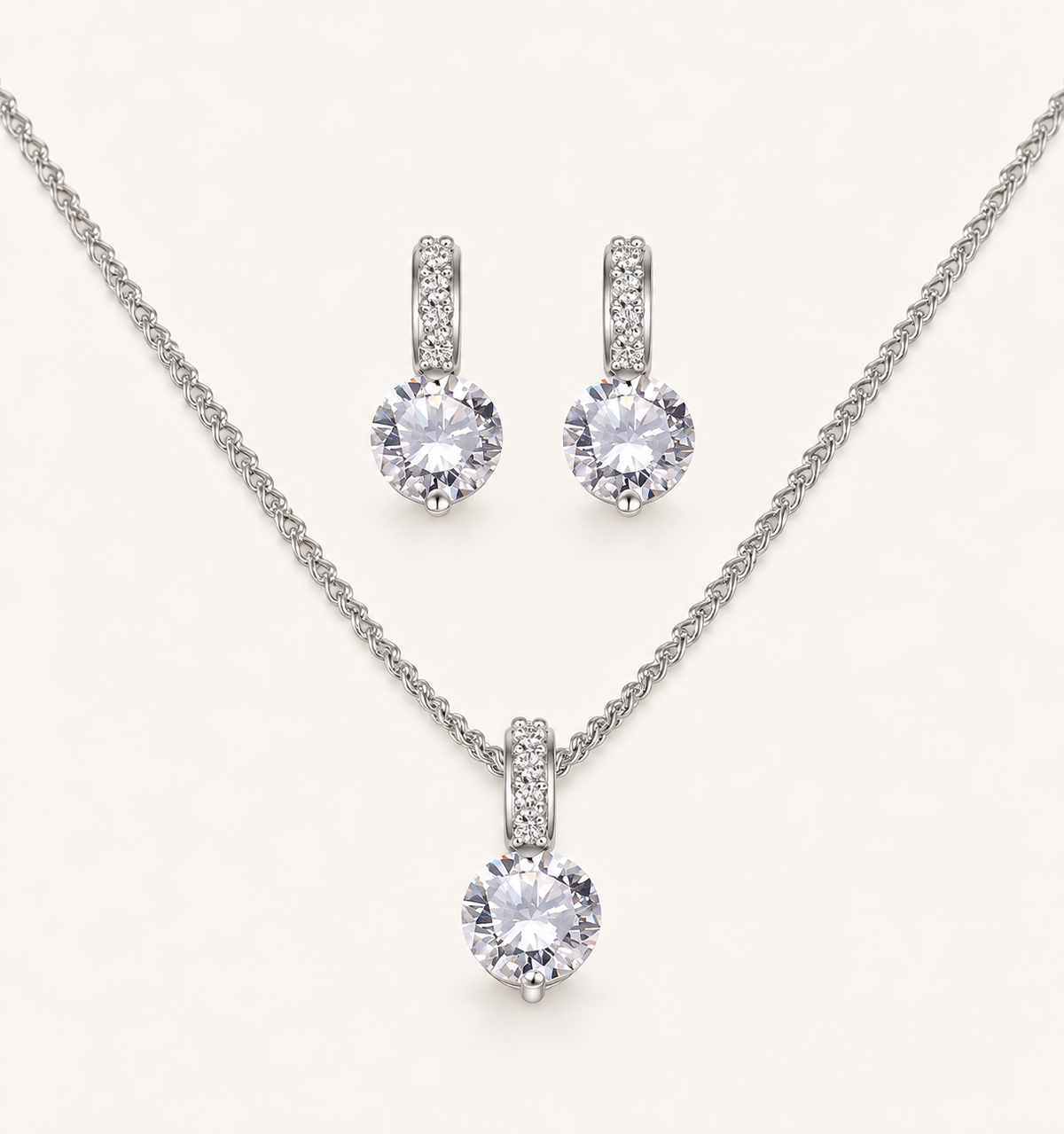 Dainty Dotty Necklace and Earring Set