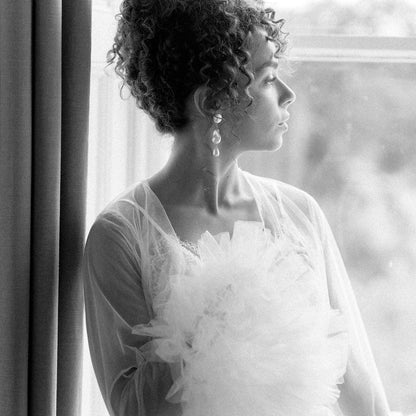 Imitation Pearl Cloud Dreamer Statement Earrings