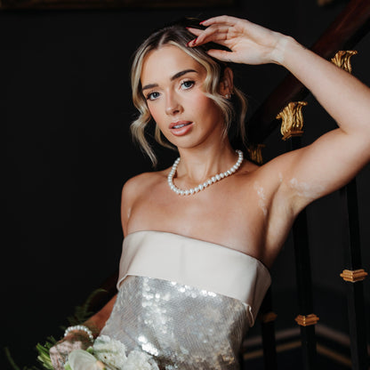 Freshwater Pearl Necklace, Bracelet & Earring Set