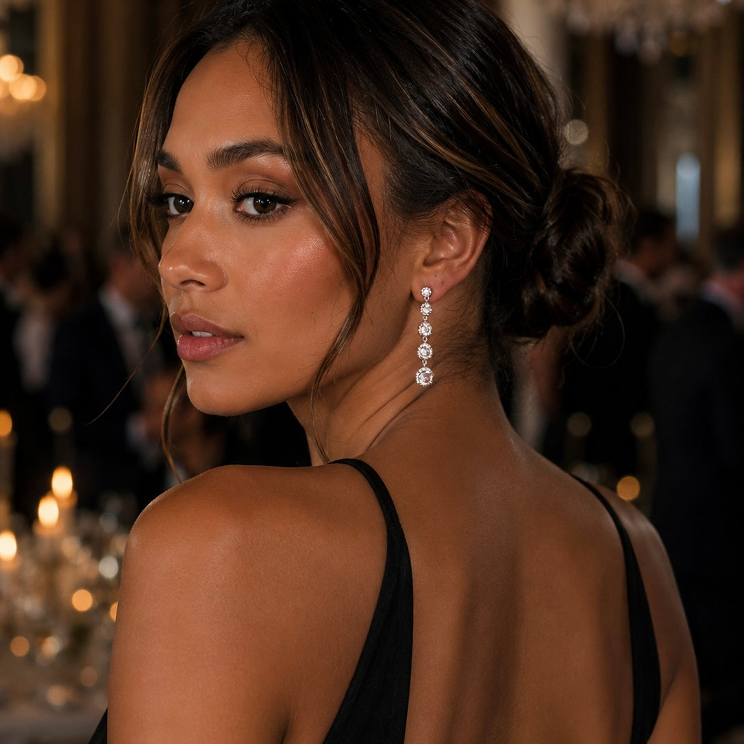 Cubic Zirconia Drop Earrings | Bridal, Bridesmaid & Occasion Jewellery