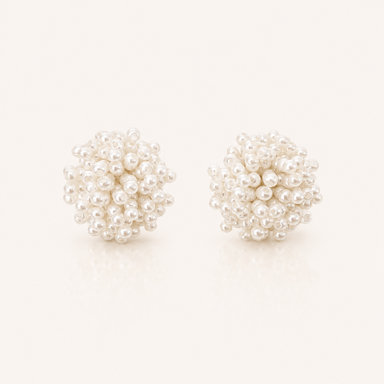 Lottie Cluster Pearl Earrings