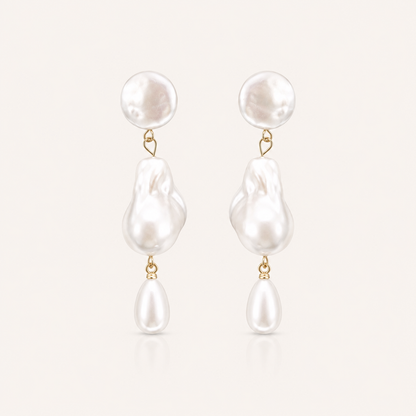 Imitation Pearl Cloud Dreamer Statement Earrings