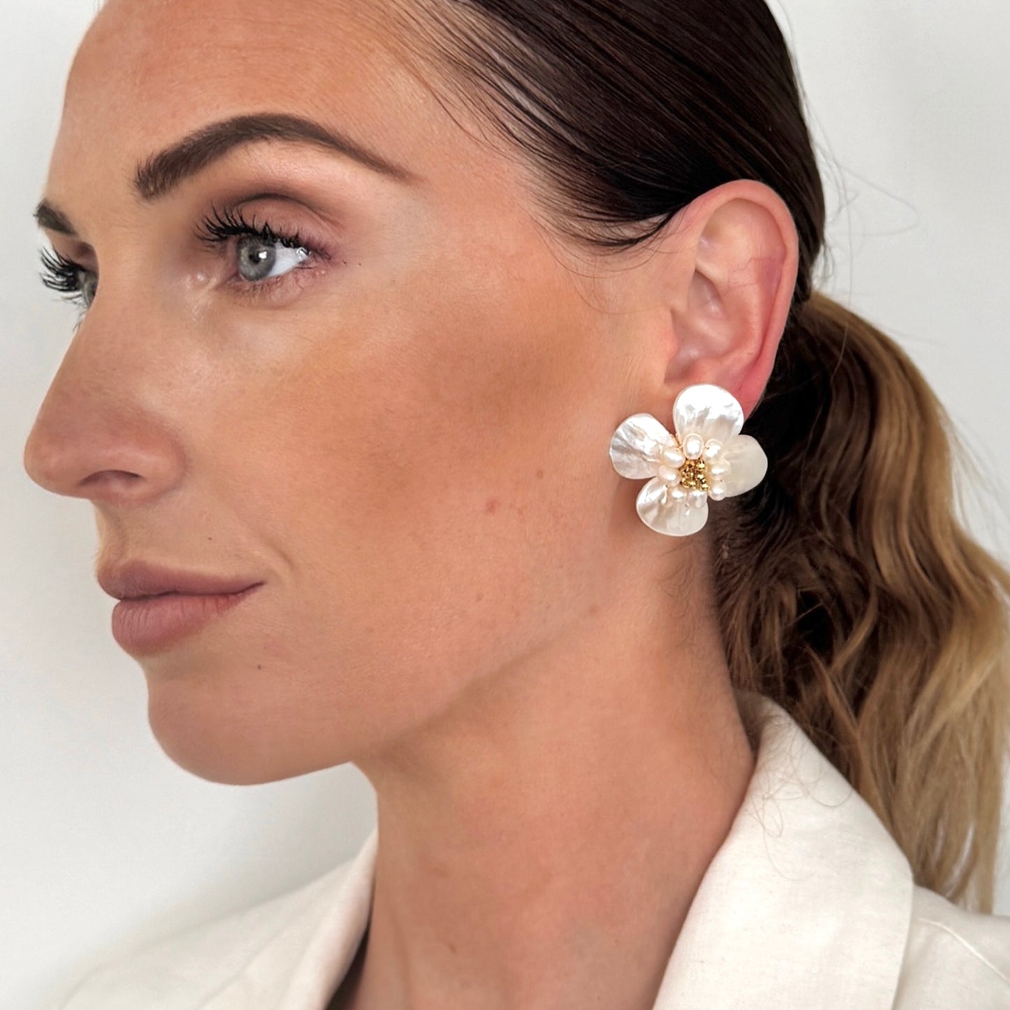 Shell Bloom Earrings