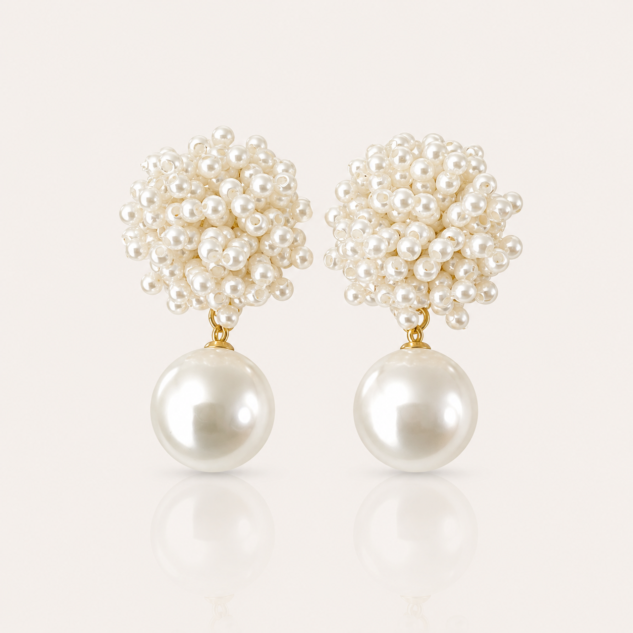 Charlotte Cluster Drop Earrings