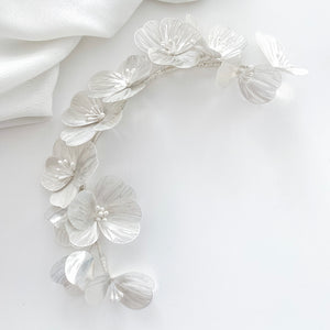 Light Silver Flower Headband/Vine