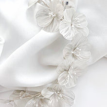 Load image into Gallery viewer, Light Silver Flower Headband/Vine
