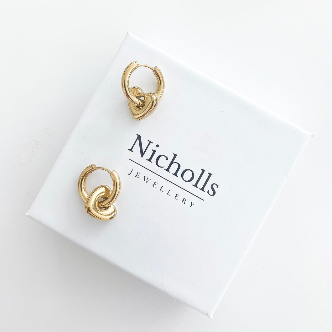 Detachable Heart Hoops