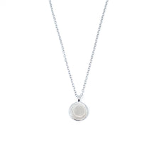 Load image into Gallery viewer, Silver Disc Necklace
