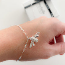 Load image into Gallery viewer, Silver Bee Bracelet
