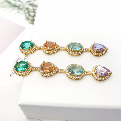 Aurora Gold Earrings - Nicholls Jewellery