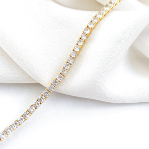 Penelope Gold Tennis Bracelet