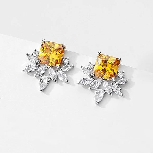 Duchess Amber Studs