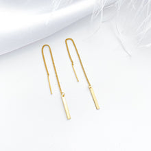 Load image into Gallery viewer, Bar Threader Earrings
