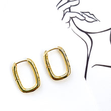 Load image into Gallery viewer, Solid Loop Gold Earrings
