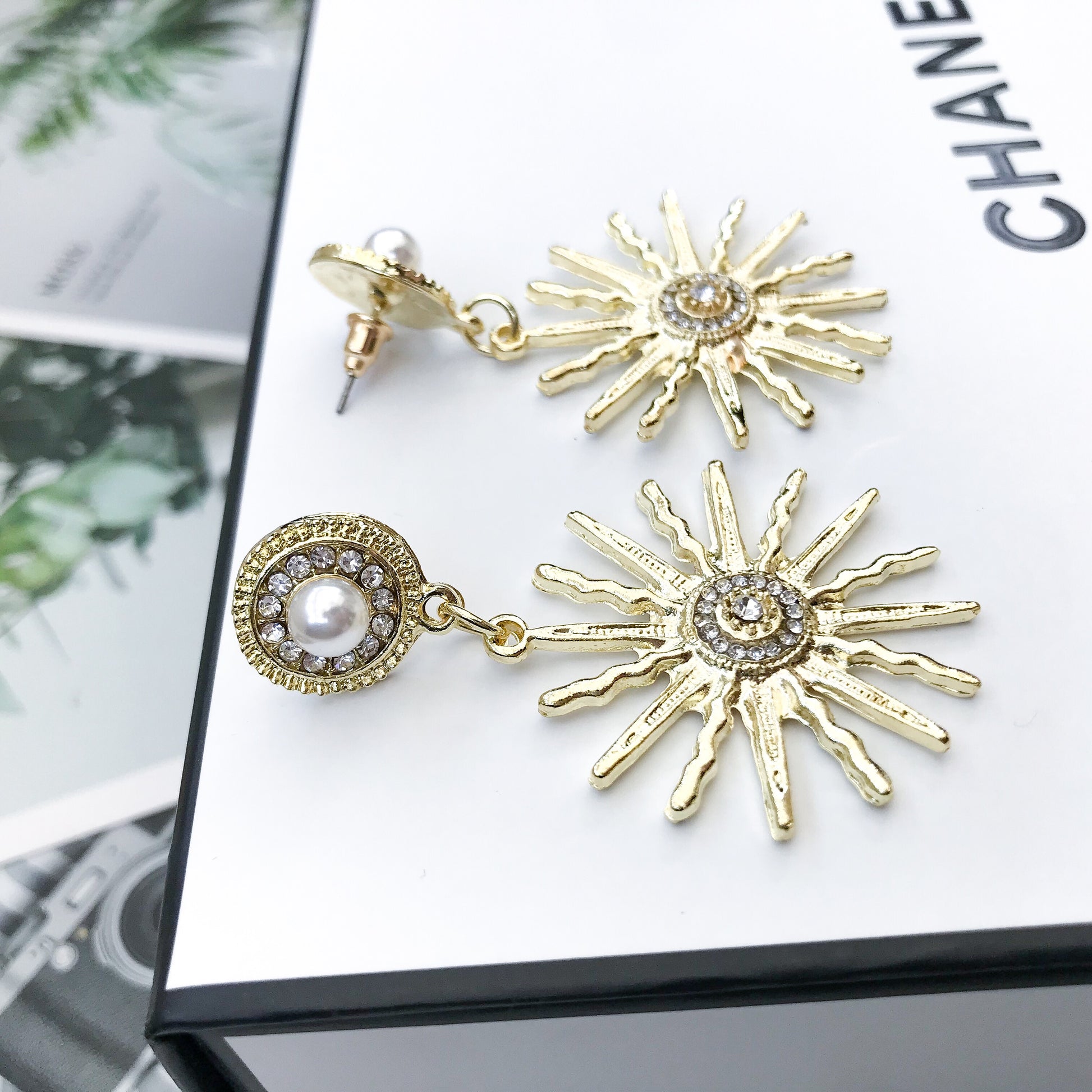 Soleil Gold Earrings - Nicholls Jewellery