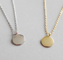 Load image into Gallery viewer, Gold Disc Necklace
