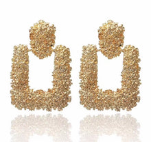Load image into Gallery viewer, Luxe Square Gold Earrings - Nicholls Jewellery

