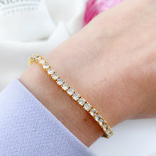 Load image into Gallery viewer, Penelope Gold Tennis Bracelet
