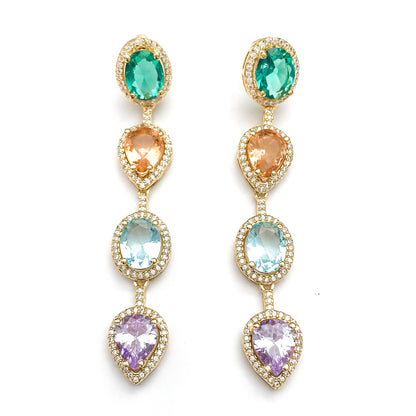 Aurora Gold Earrings - Nicholls Jewellery