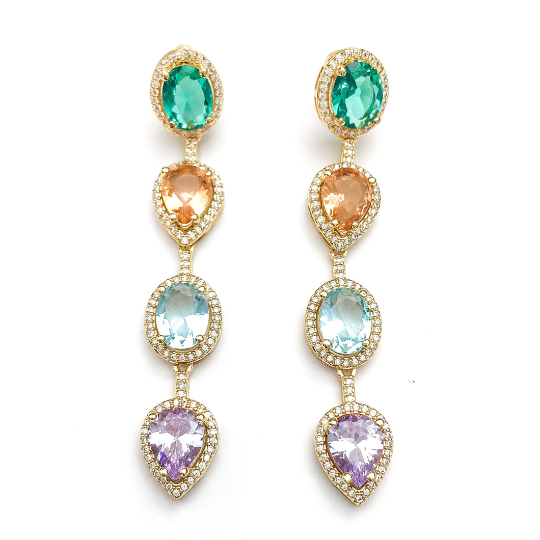Aurora Gold Earrings - Nicholls Jewellery