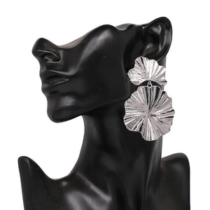 Dali Silver Flower Earrings