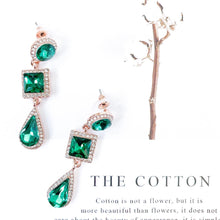 Load image into Gallery viewer, Reign Green Earrings
