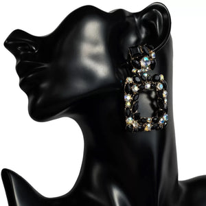 Valencia Black Earrings - Nicholls Jewellery