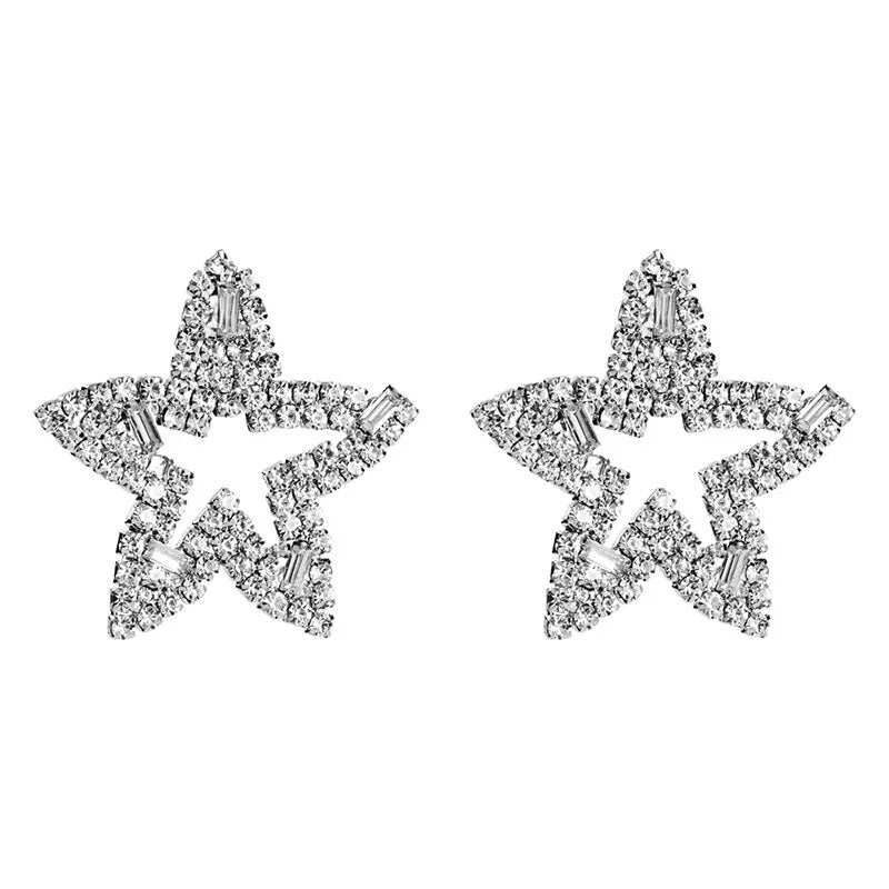 Silver Star Earrings - Nicholls Jewellery