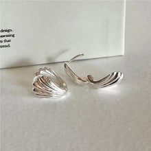 Load image into Gallery viewer, Mini Sea Shell Silver Earrings
