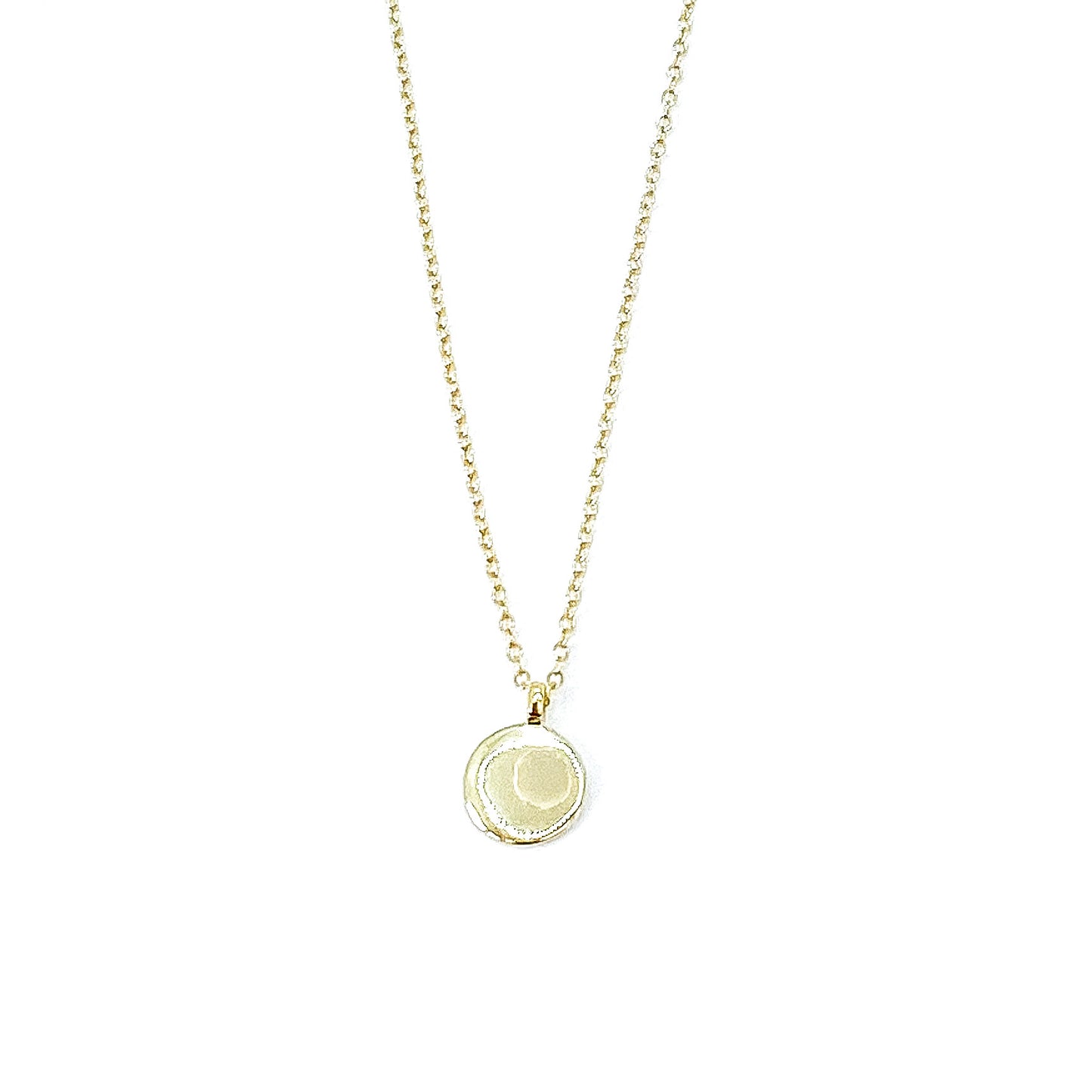 Gold Disc Necklace