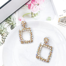 Load image into Gallery viewer, Venice Clear Crystal Earrings - Nicholls Jewellery
