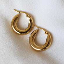 Load image into Gallery viewer, Solid Gold Hoops
