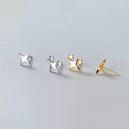 Twinkle Gold Star Studs