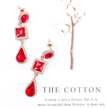 Load image into Gallery viewer, Reign Ruby Earrings
