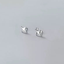 Load image into Gallery viewer, Twinkle Silver Star Studs
